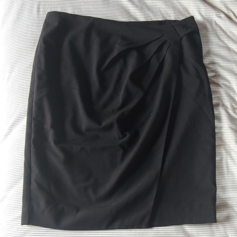 {Alfani} Knee Length Petite Black Skirt